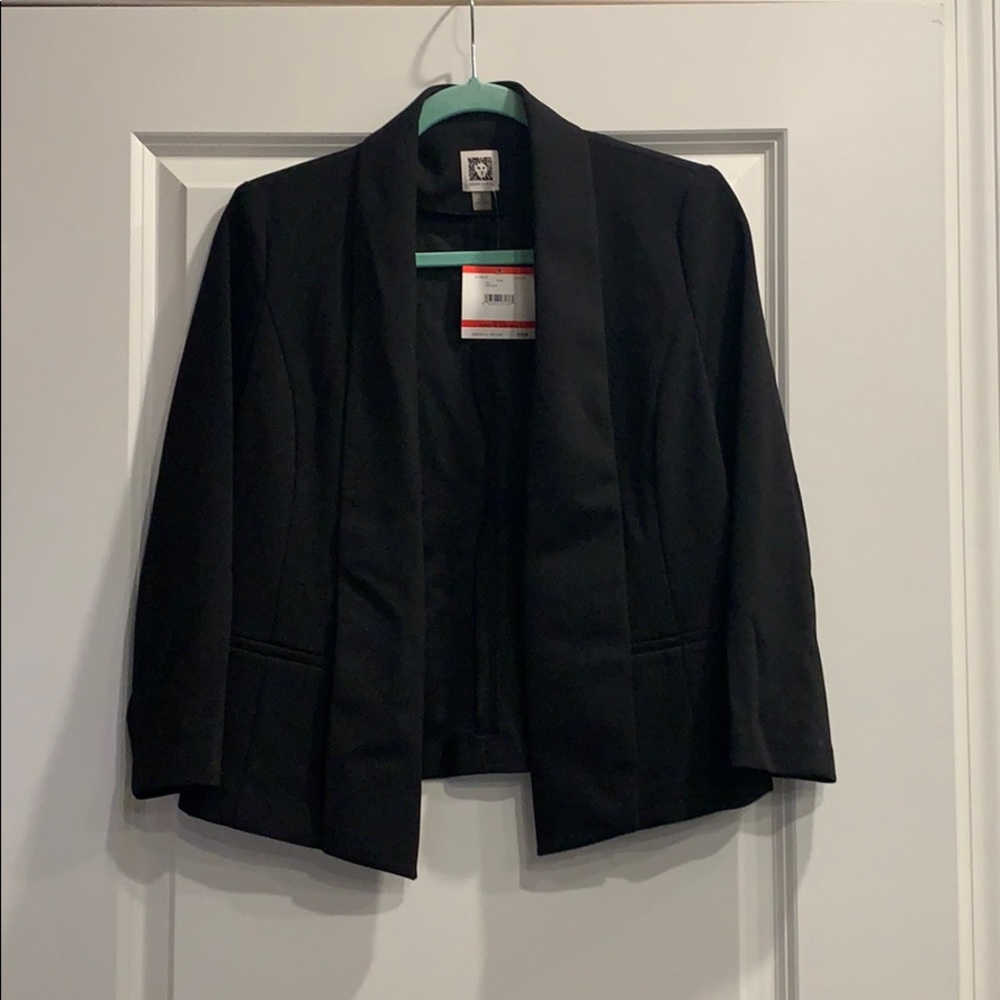 NWT Anne Klein Black Blazer